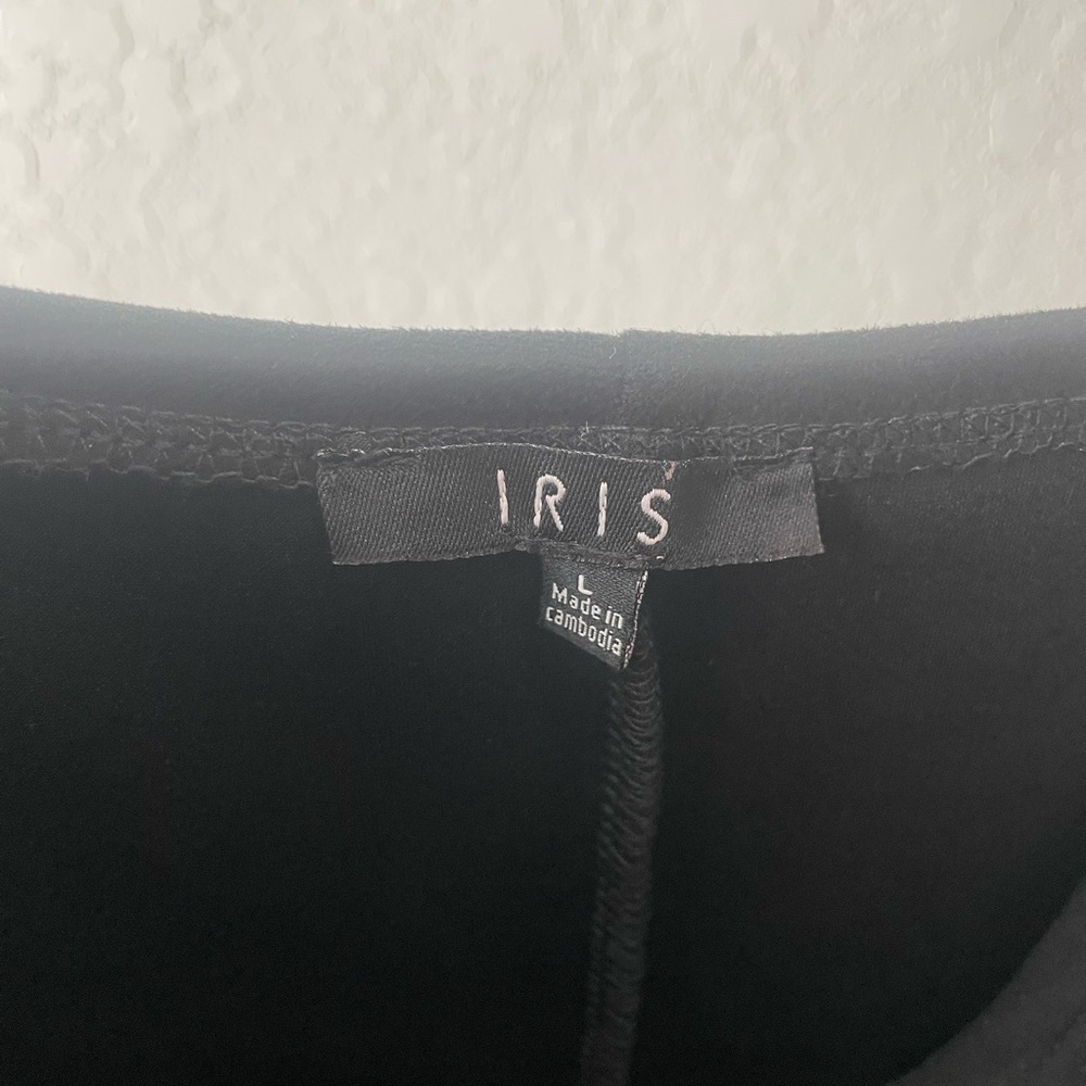 Iris Black Faux Suede Mini Dress - Picture 5 of 6